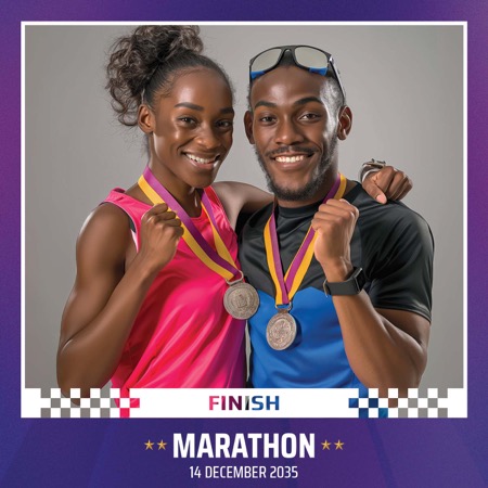 Modèle de Photobooth Marathon
