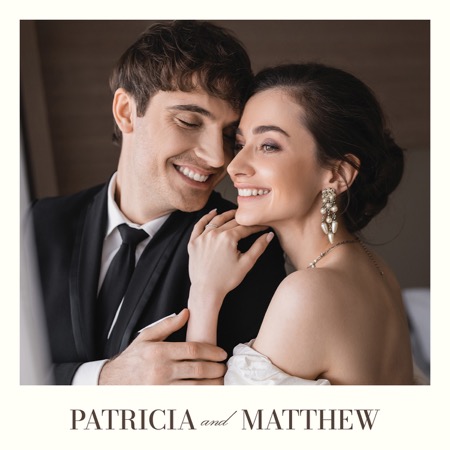 Modèle de cabine photo de mariage minimaliste