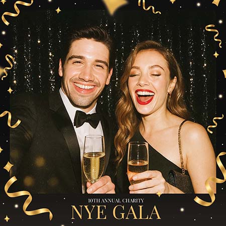 Modèle de cabine photo pour gala du Nouvel An