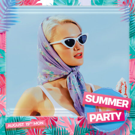 Modèle de Cabine Photo Tropicana