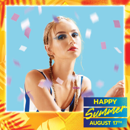 Modèle de cabine photo pour fête d'été