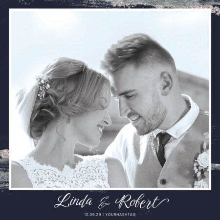 Modèle de cabine photo en foil gris