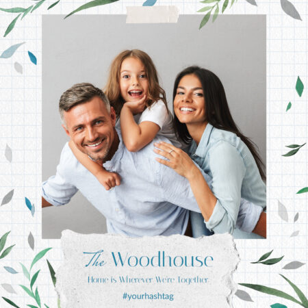 Modèle de cabine photo familiale rustique