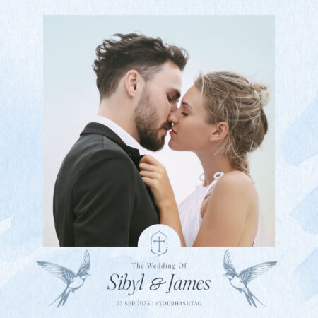 Modèle de Photobooth pour Mariage Chrétien