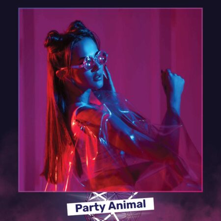 Modèle de cabine photo Animal de fête