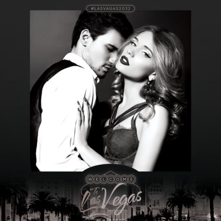 Modèle de cabine photo Nuits de Las Vegas