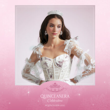 Modèle de cabine photo pour quinceañera rose