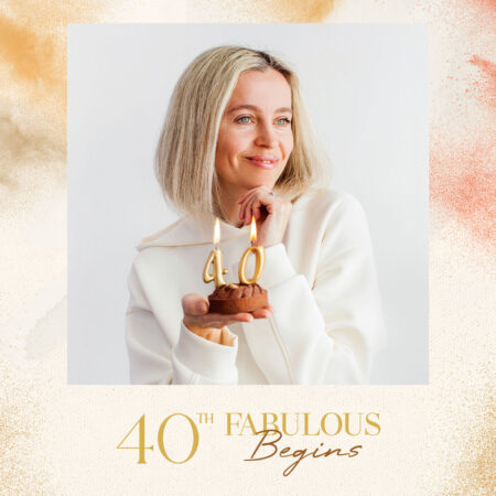 Modèle de cabine photo pour le 40e anniversaire