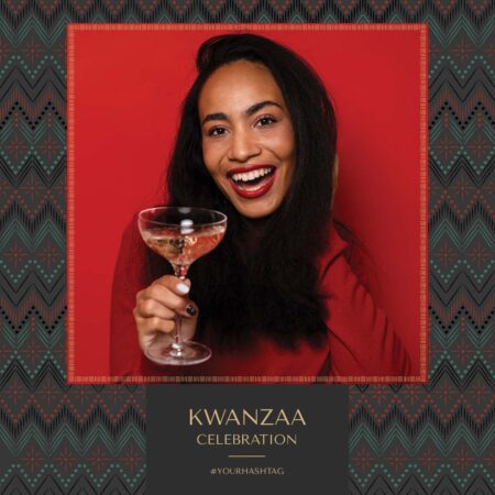 Modèle de cabine photo pour Kwanzaa