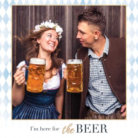 Modèle Minimal de Cabine Photo pour l'Oktoberfest