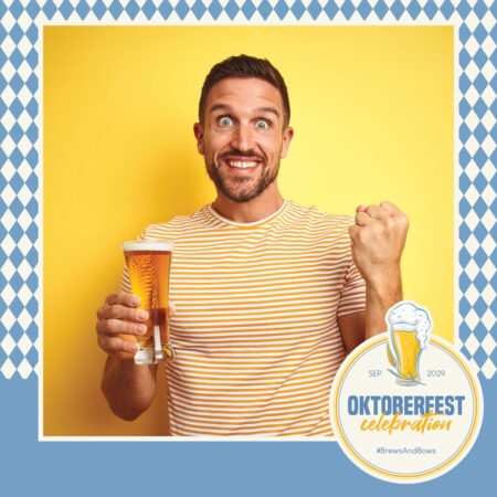 Modèle de cabine photo pour l'Oktoberfest bavarois
