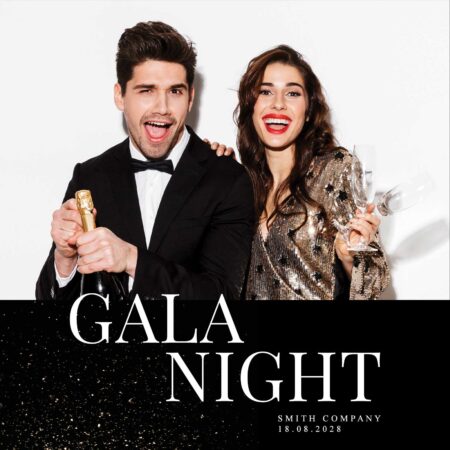 Modèle de cabine photo pour soirée de gala