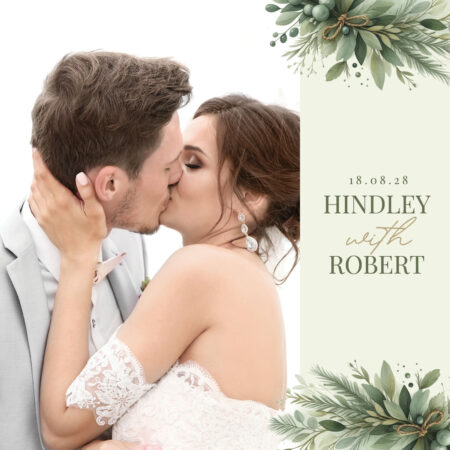 Modèle de cabine photo rustique verte