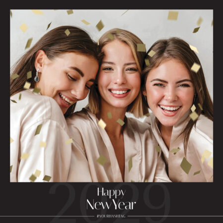 Modèle de cabine photo pour gala du Nouvel An