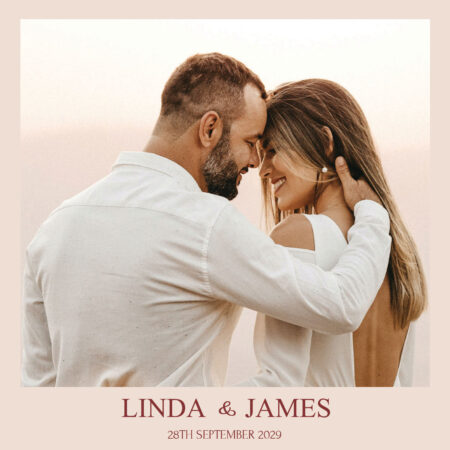 Modèle de Cabine Photo Minimaliste pour Amoureux