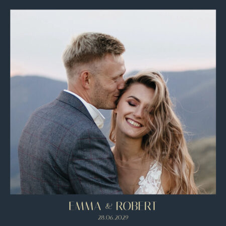 Modèle de cabine photo bleu ardoise