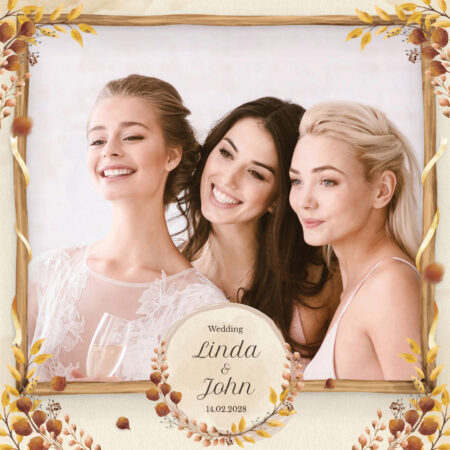 Modèle de cabine photo pour mariage rustique bohème