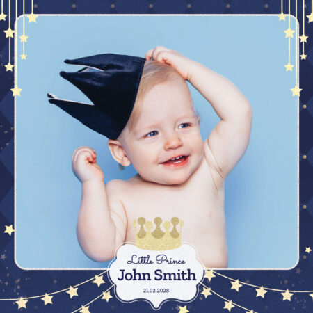 Modèle de cabine photo pour anniversaire des garçons