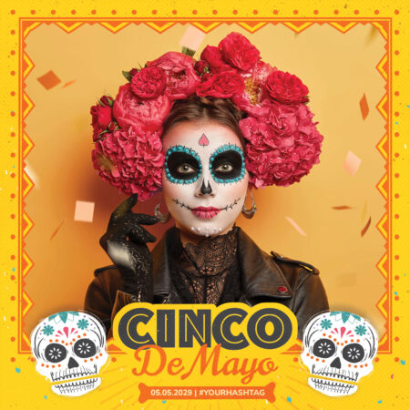 Modèle de cabine photo pour le Cinco de Mayo