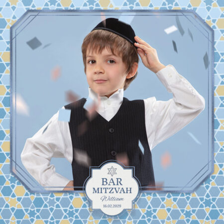 Modèle de cabine photo pour Bar Mitzvah