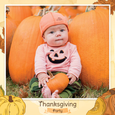 Modèle de Photobooth pour Thanksgiving v2