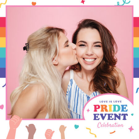 Modèle de cabine photo pour célébration LGBT