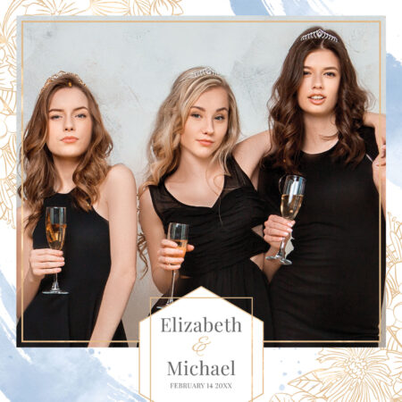 Modèle Simple Minimal pour Cabine Photo de Mariage Vol.8