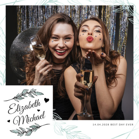 Modèle Simple Minimal pour Cabine Photo de Mariage Vol.6