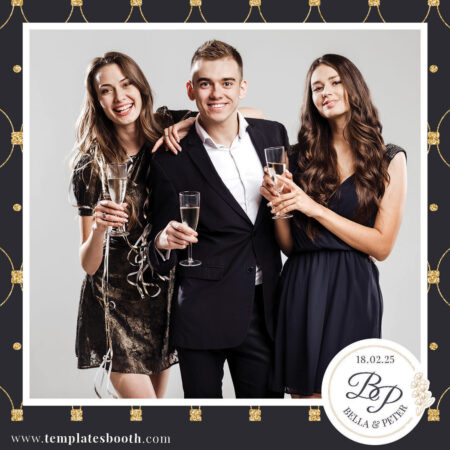 Modèle de cabine photo mariage déco