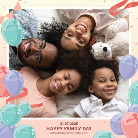 Modèle de cabine photo fun en famille