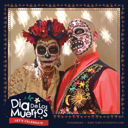 Modèle de Cabine Photo Jour des Morts