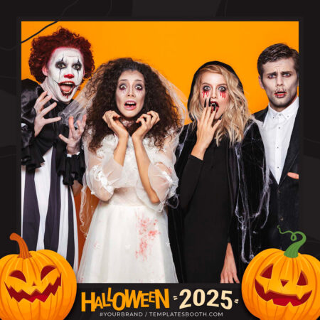 Modèle de Cabine Photo pour Fête d'Halloween