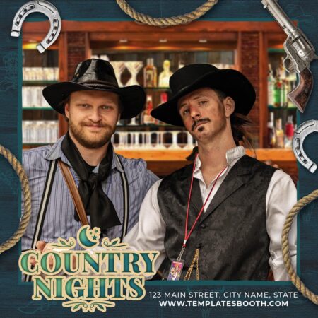 Modèle de Photobooth Nuits à la Campagne