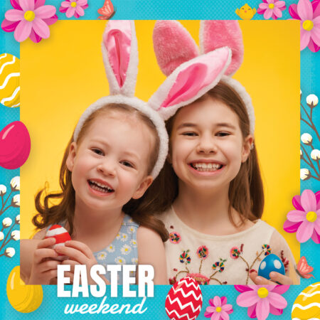 Modèle de cabine photo pour Pâques