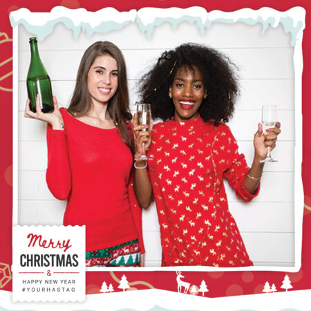 Modèle de cabine photo Joyeux Noël