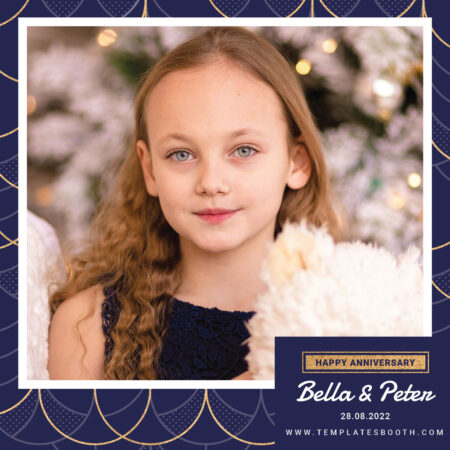 Modèle de cabine photo Art déco élégant