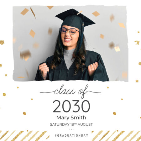 Modèle de cabine photo gratuit pour la remise des diplômes