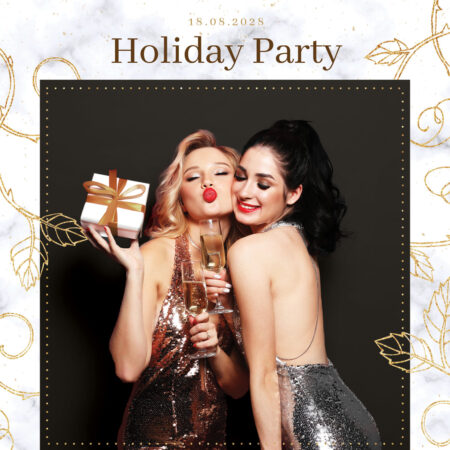 Modèle gratuit de cabine photo pour fête des fêtes