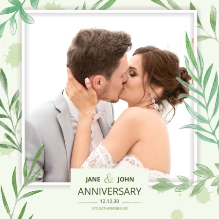 Modèle de cabine photo gratuit pour anniversaire